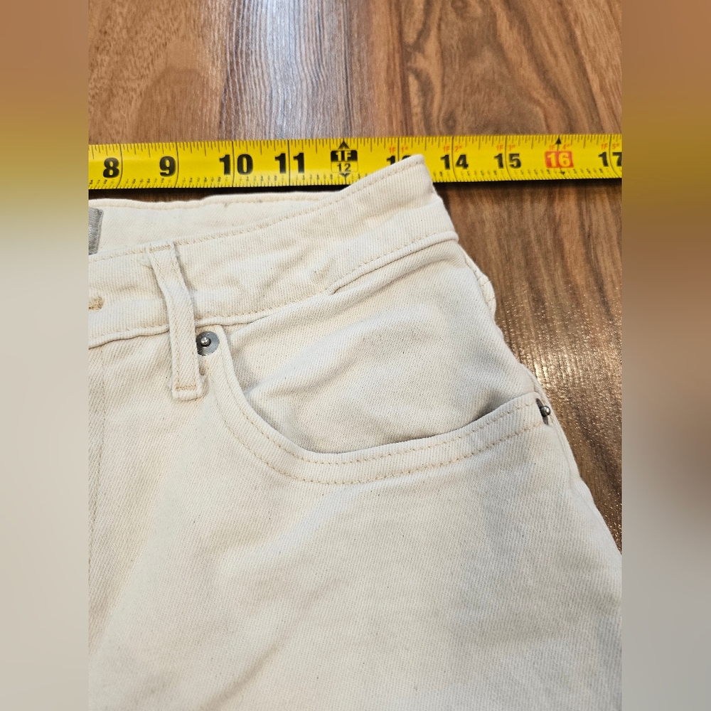 Everlane Cheeky Curvy Jean in Ecru Size 27 Regular - Picture 10 of 16
